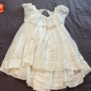 Free people white dress. XS NWOT